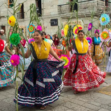 The epic Guelaguetza festival every July is one of Oaxaca’s most exciting annual traditions. Diana G Pina/Shutterstock