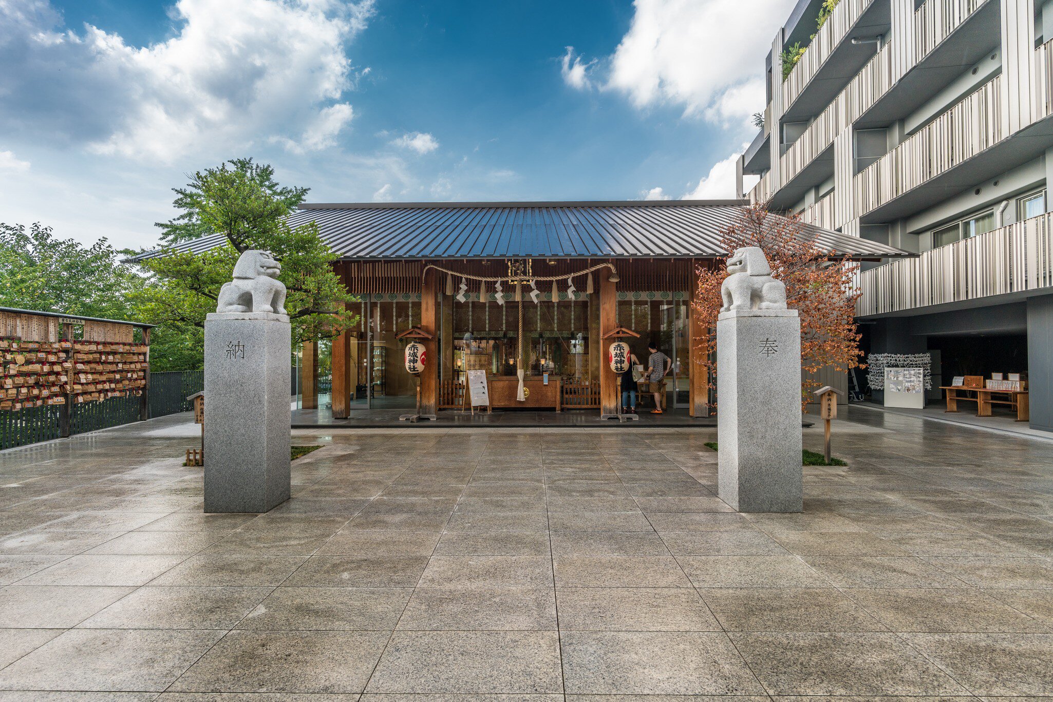 August 3, 2018: Exterior of the Honden (Main Hall) at the Akagi Jinja shrine in Kagurazaka.
1214822746
architecture, art, asia, beautiful, bell, bonsho, buddhist, building, carved, chochin, chouchin, city, culture, faith, guardians, historic, historical, hondo, japan, komainu, landmark, lanterns, lion-dog, meditation, metropolis, oriental, outdoor, peaceful, religion, religious, sacred, saisenbako, sculpture, shimenawa, shrine, sightseeing, sky, spirituality, straw rope, sugawara no michizane, sugawaranomichizane, temple, tokyo, tourism, travel, urban, vacation, view, wood, worship