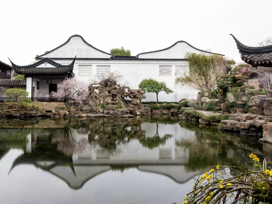 Serene Reflection of Master of Nets Garden in Suzhou, China, License Type: media, Download Time: 2026-09-01T19:13:49.000Z, User: LP_NZhan, Editorial: false, purchase_order: 65050 - Digital Destinations and Articles, job: App Content, client: Lonely Planet App, other: Nadine Zhan