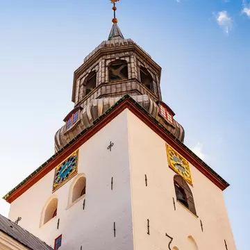 Budolfi Church, Old Town Aalborg, Denmark.