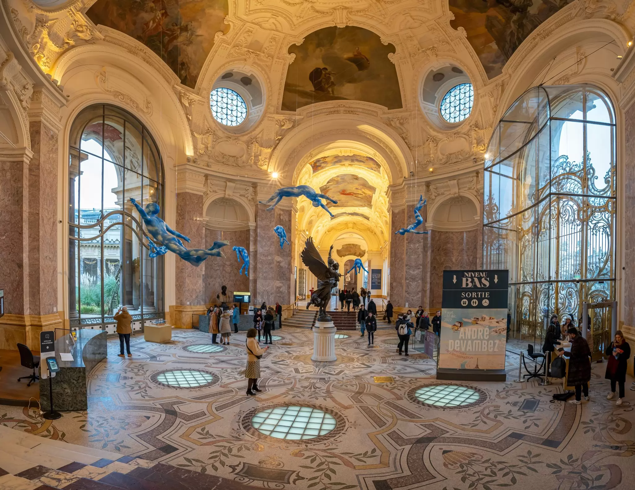 Paris, France - 12 21 2022: Museum of Fine Arts of the City of Paris. View of sculpture inside le Petit Palais  License Type: media  Download Time: 2024-06-03T17:27:03.000Z  User:   Is Editorial: Yes  purchase_order:   