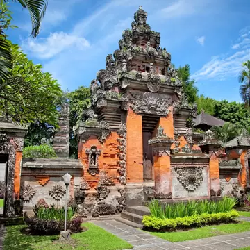 Entrance gate of Negeri Propinsi Museum in Denpasar.
120576172
god, puru, pray, show, asia, pura, bali, holy, offer, stone, tirta, group, candi, sight, hindu, asian, sarong, flower, ritual, sacred, gunung, temple, buddha, siring, museum, outdoor, educate, culture, worship, service, nyegara, shrines, hinduism, denpasar, buddhism, balinese, festival, religion, indonesia, religious, tradition, sanctuary, education, celebration, traditional, sightseeing, spirituality, hindu temple