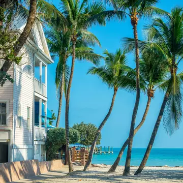 A beach house in Key West. Delpixel/Shutterstock