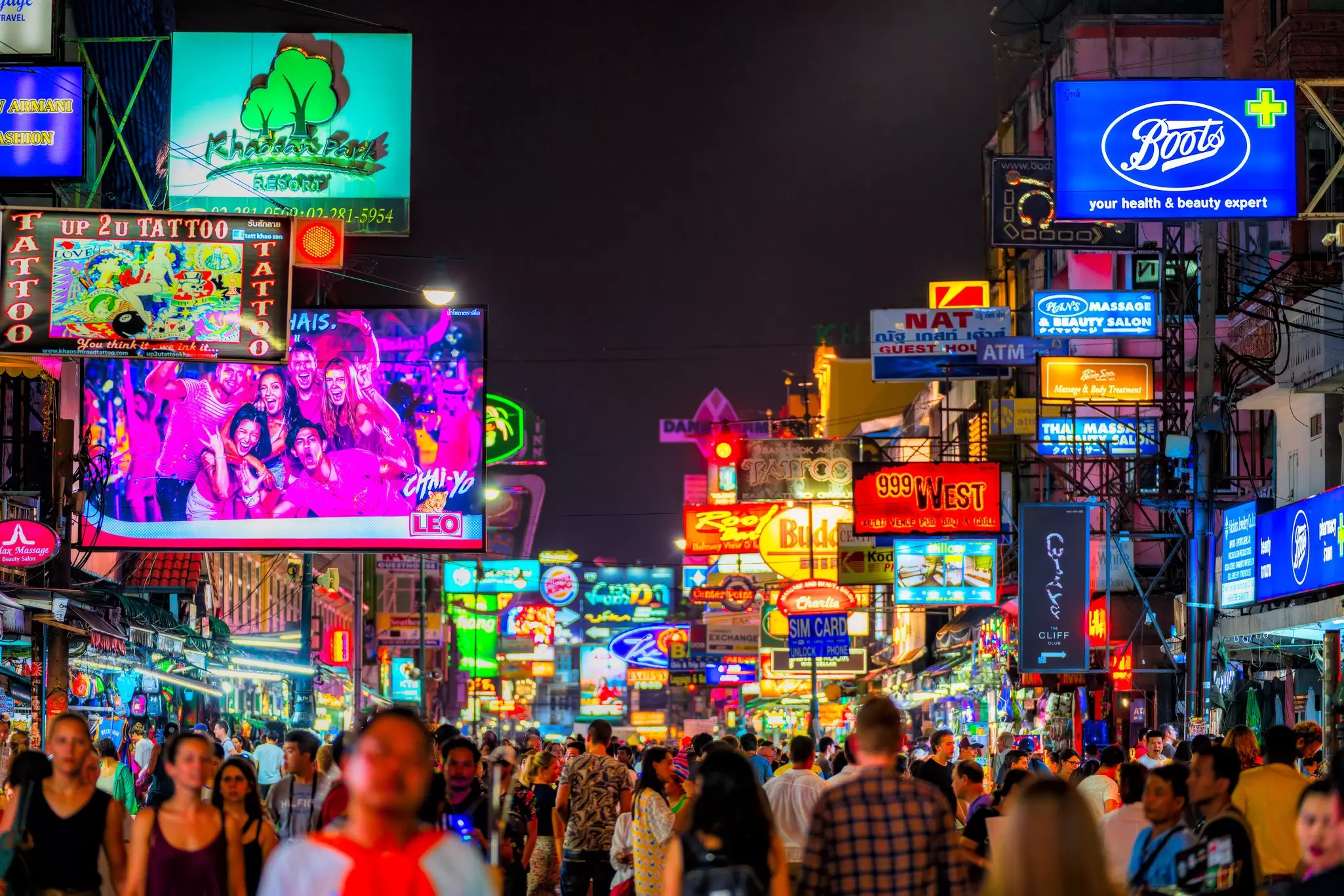 Khao San Road in Bangkok. Luciano Mortula - LGM/Shutterstock