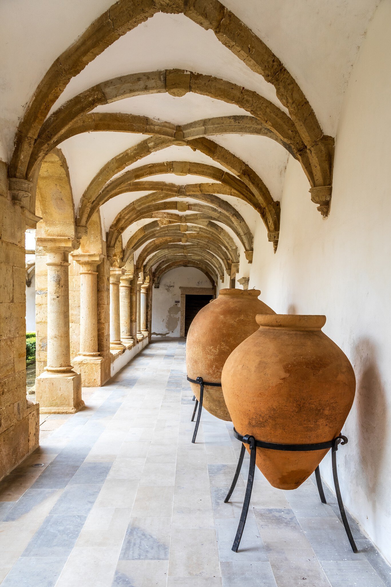 View of the patio of the Municipal Museum of Faro, Portugal.