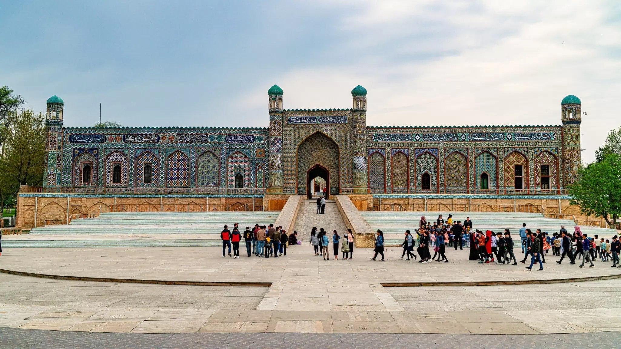 Khan’s Palace in Kokand is one of the unmissable cultural sites in Uzbekistan's Fergana Valley. eranicle/Getty Images