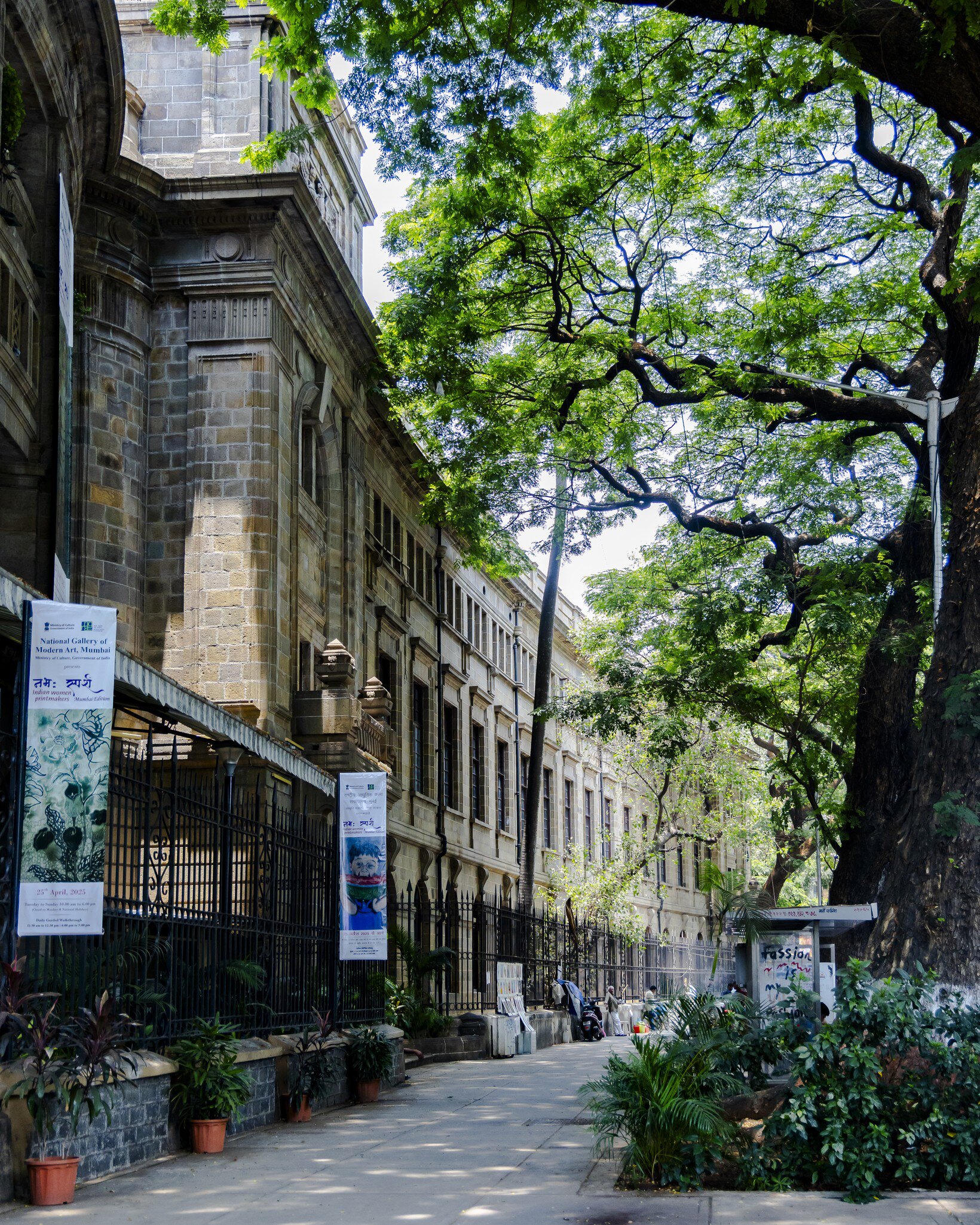 Exterior of National Gallery of Modern Art in Mumbai, India.