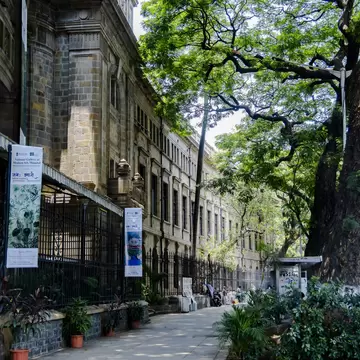 Exterior of National Gallery of Modern Art in Mumbai, India.