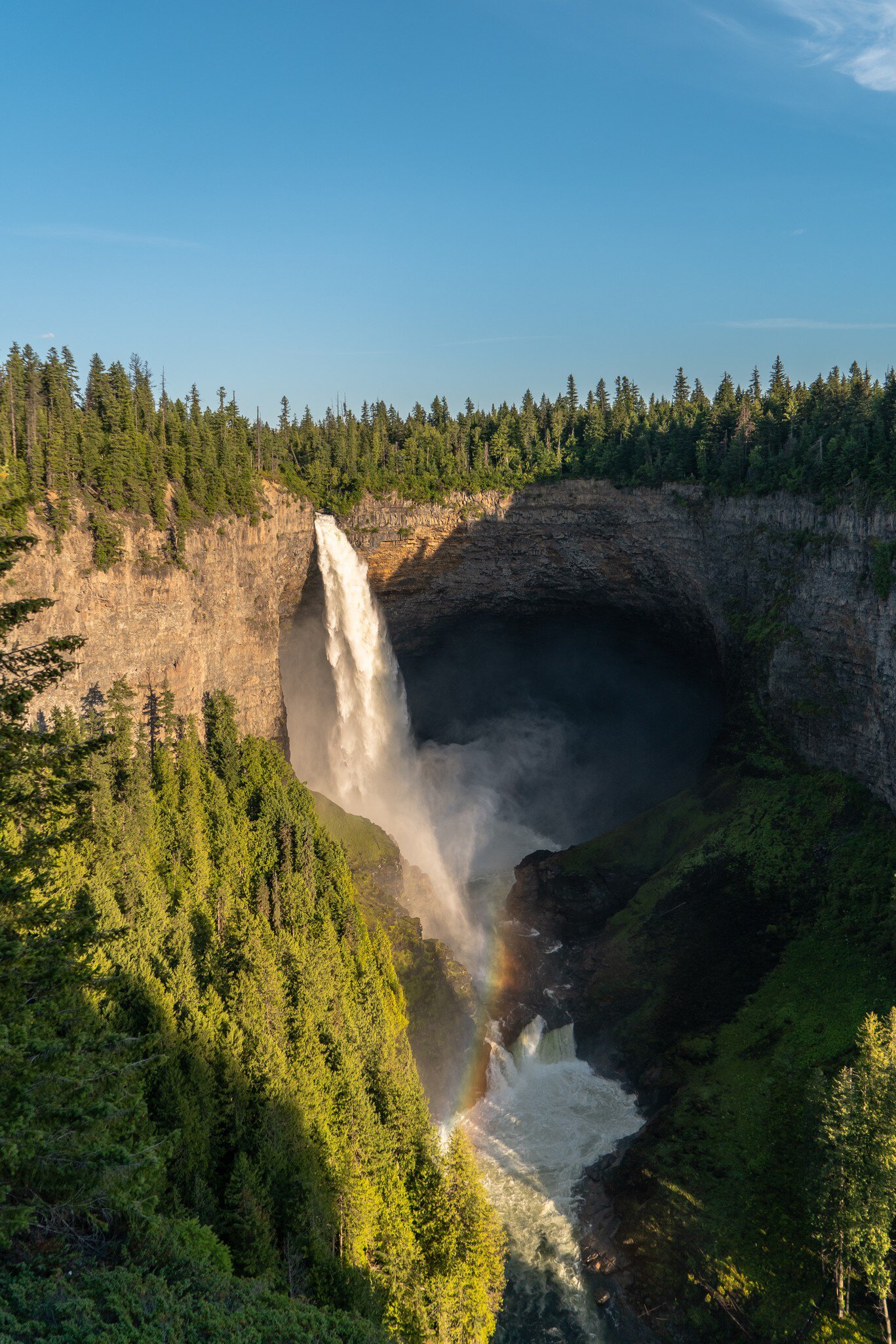 Helmcken Falls in Provincial Park Canada