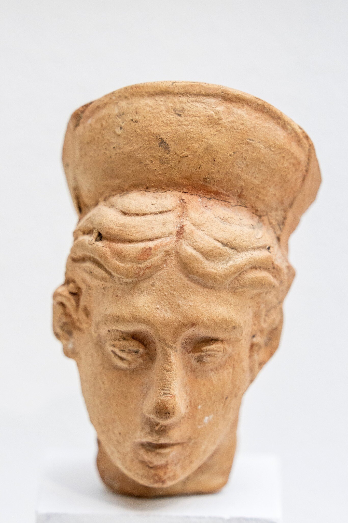 Terracotta figure in Huelva Museum, Andalusia, Spain