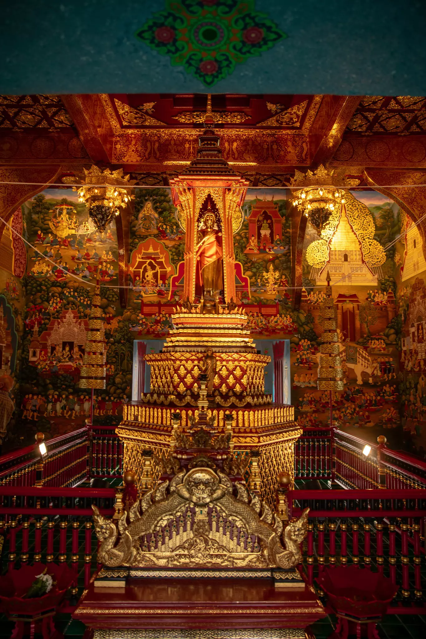 BIT 2025 Chiang Mai, Thailand August 2024. .."The Buddha statue at Wat Chedi Luang."..Wat Chedi Luang is a well-known temple in Chiang Mai, Thailand, famous for its historical chedi (stupa) and its significant Buddha statue.
