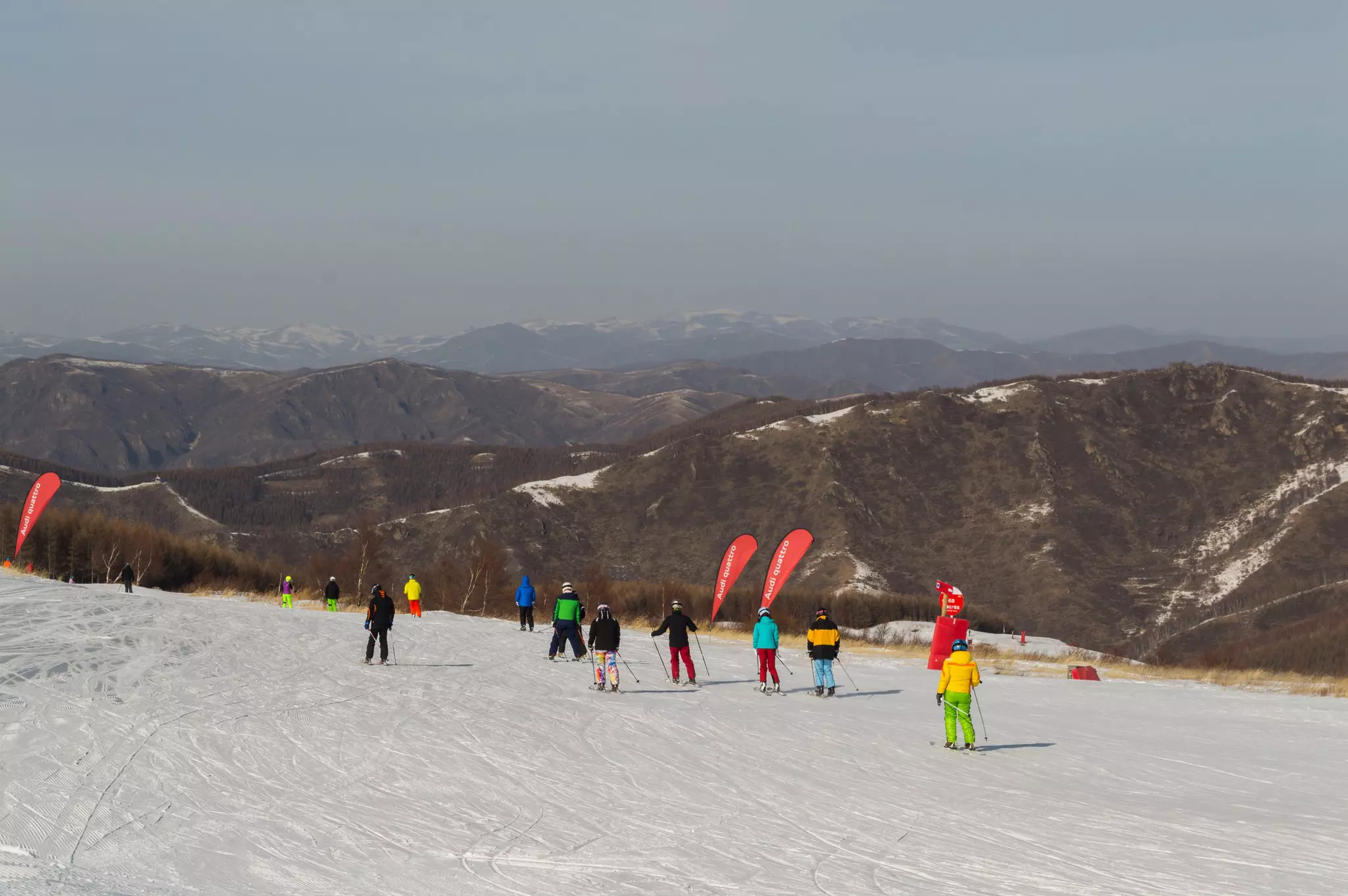 Genting Olympic resort, snowy mountain resort, Hebei Province, China