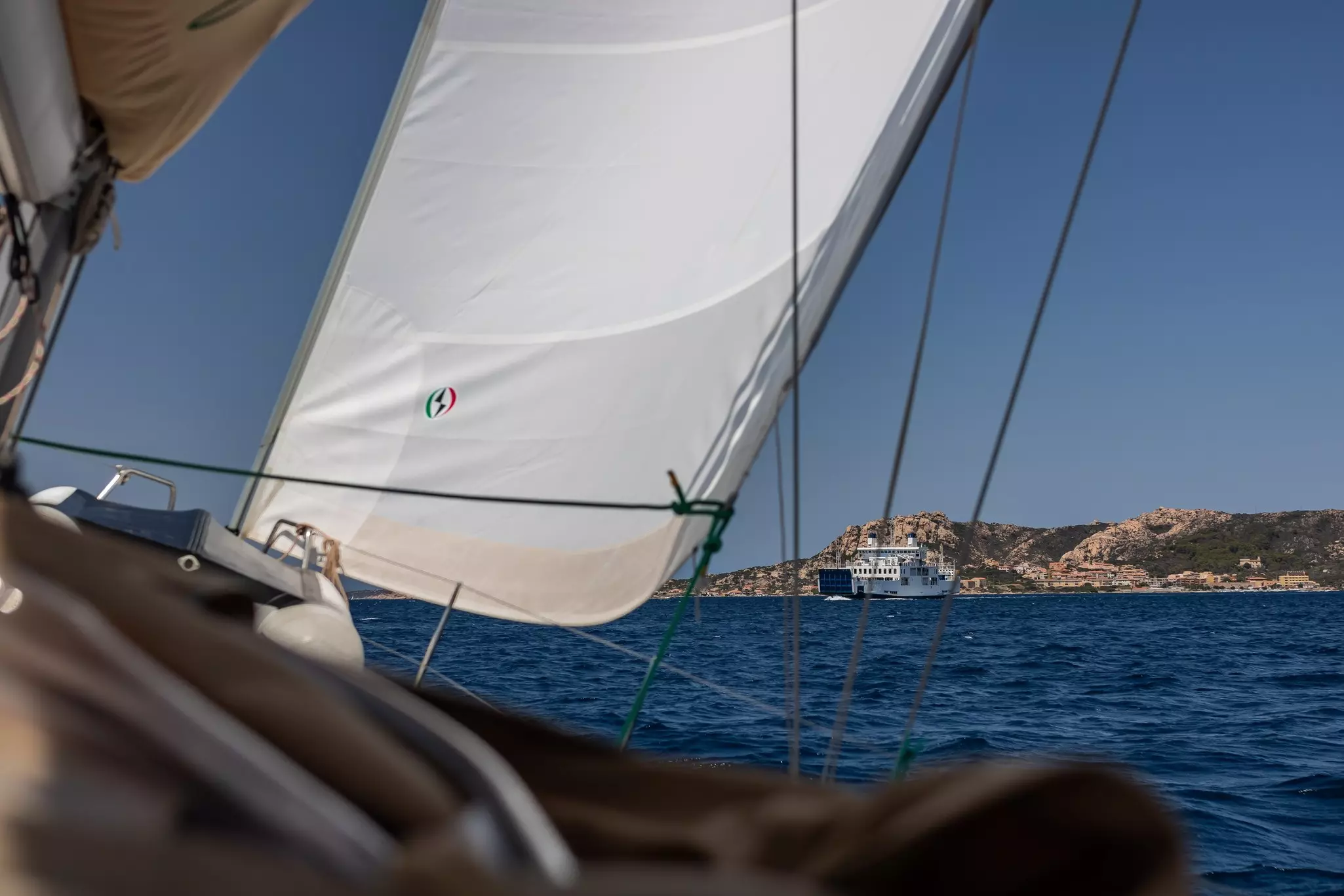 Views from sailing around the island of Sardinia, Italy.