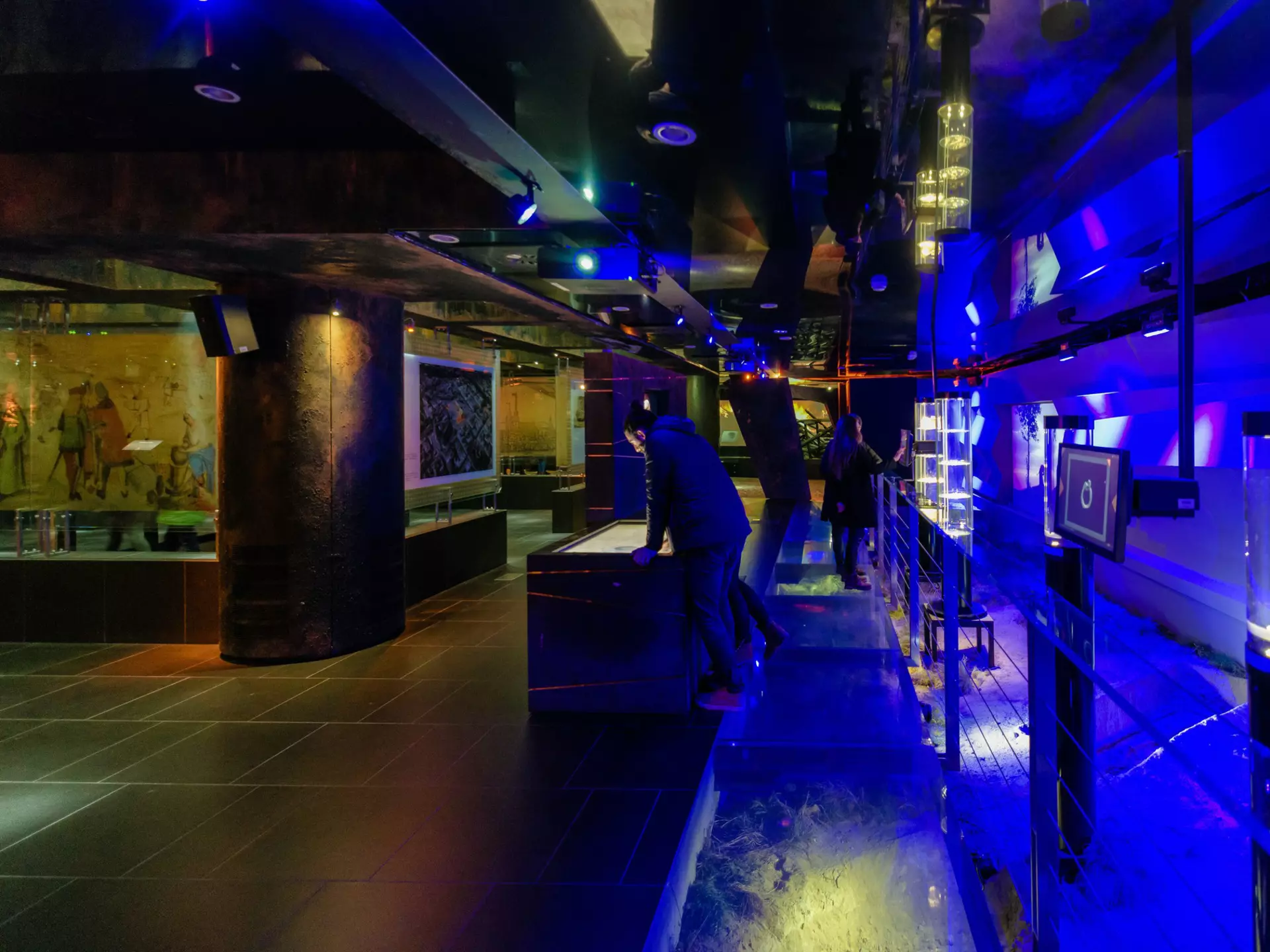 Rynek underground museum in Krakow.