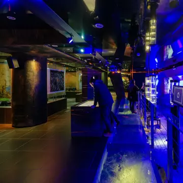 Rynek underground museum in Krakow.