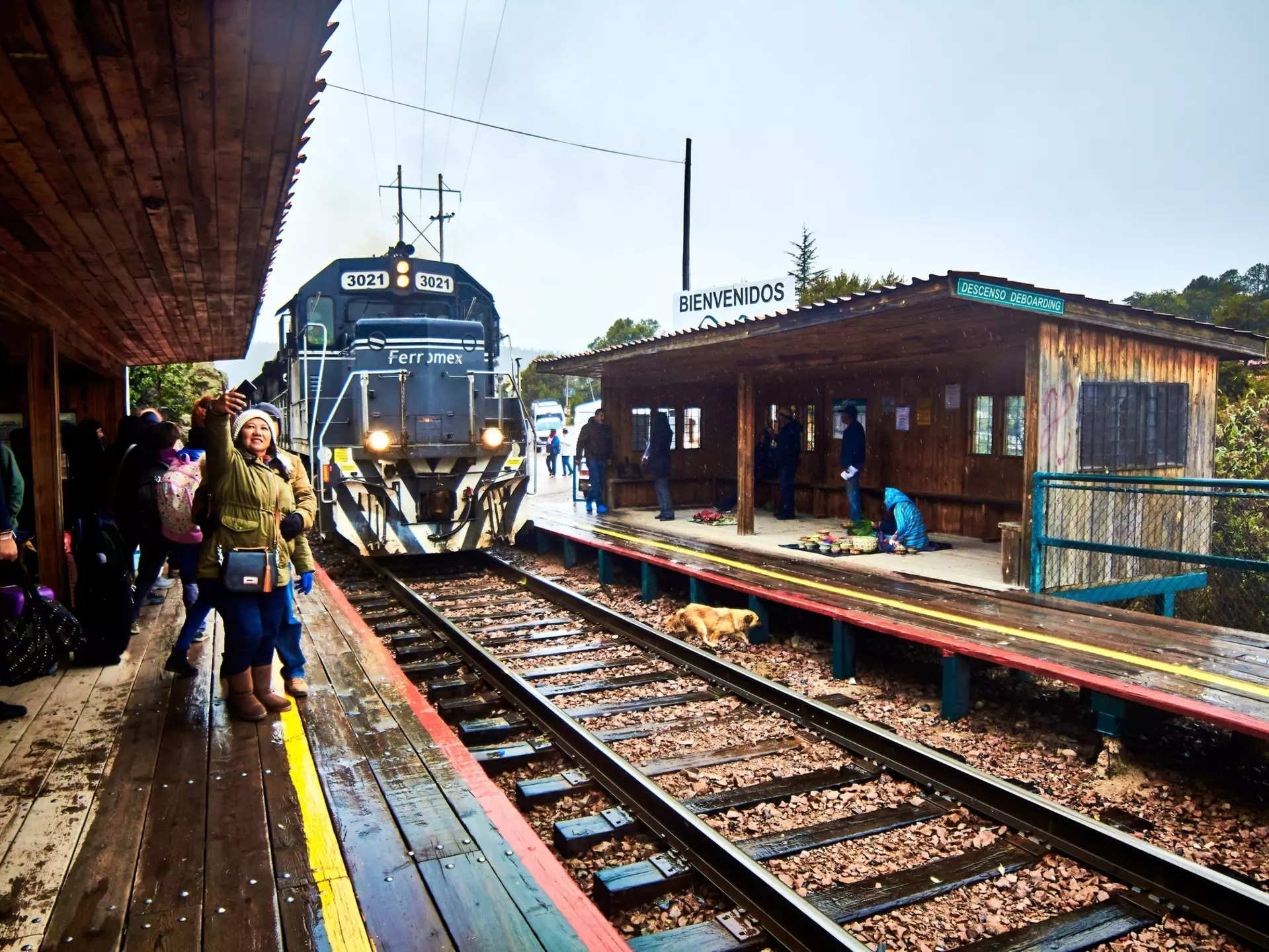 Train station in Divisadero, Chihuahua, Mexico. Alex Borderline/Shutterstock