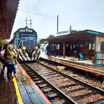 Train station in Divisadero, Chihuahua, Mexico. Alex Borderline/Shutterstock