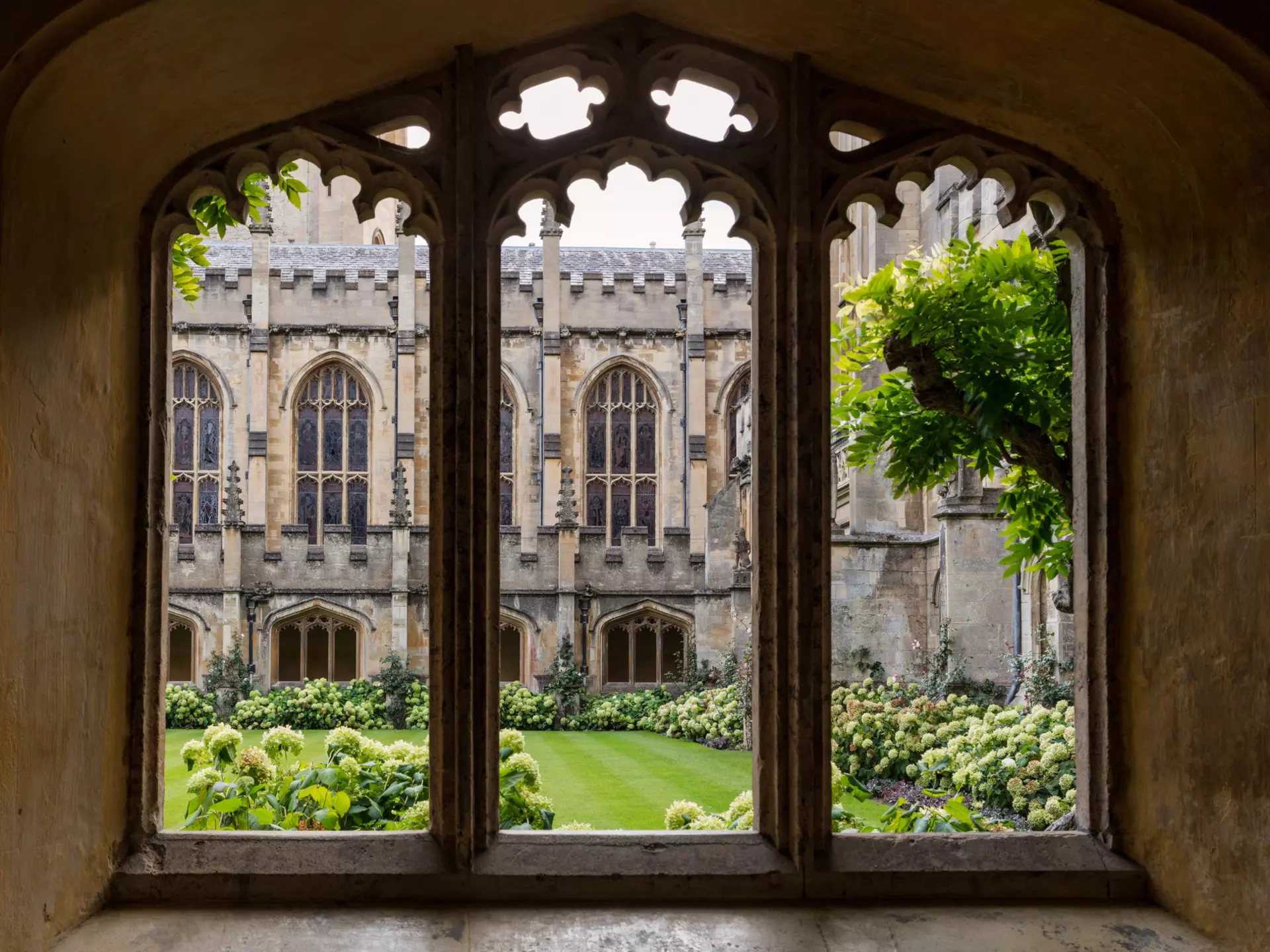 It won't take long to stumble upon a univeristy campus after arriving in Oxford, like Magdalen College. John and Tina Reid/Getty Images