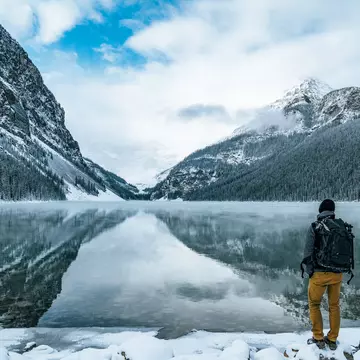 There are many ways to enjoy a wintertime visit to Banff and Lake Louise (pictured) besides skiing.