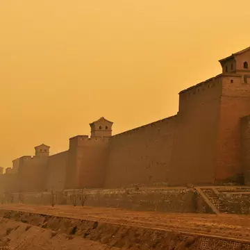 The incredible fortifications at Pingyao – among China's most impressive city walls. Huang Xin / Getty Images