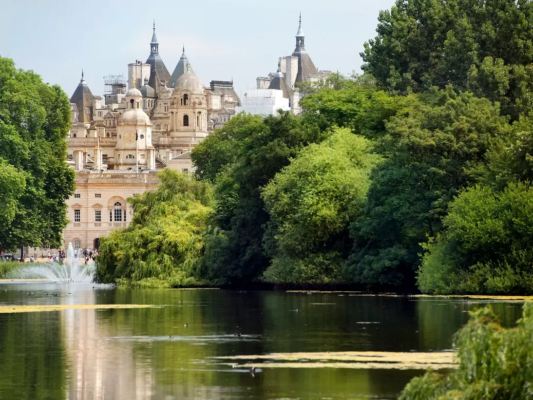 saint james park and Palace, london
