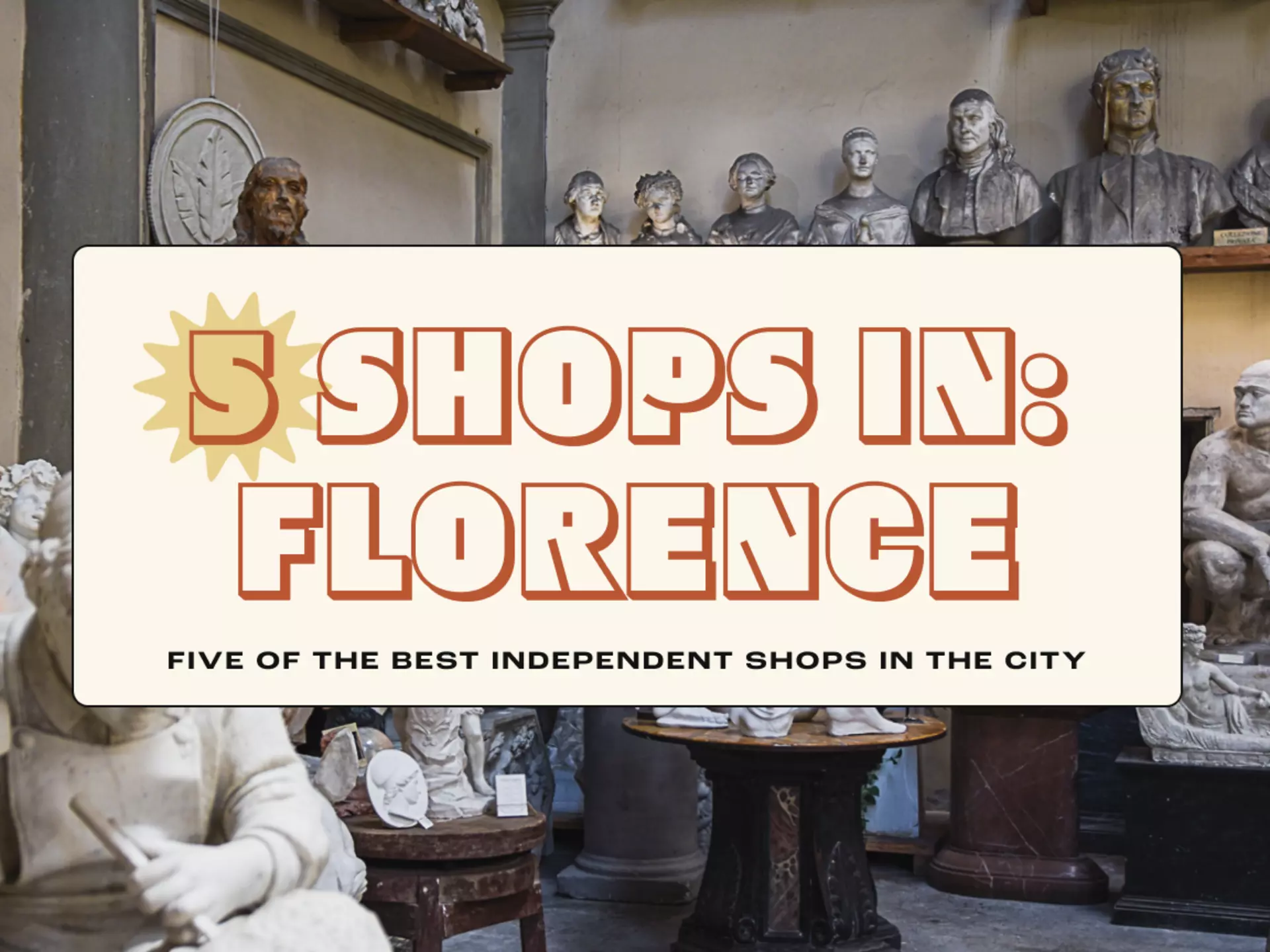 Florence is a city that celebrates its craftspeople © Angelo Zinna