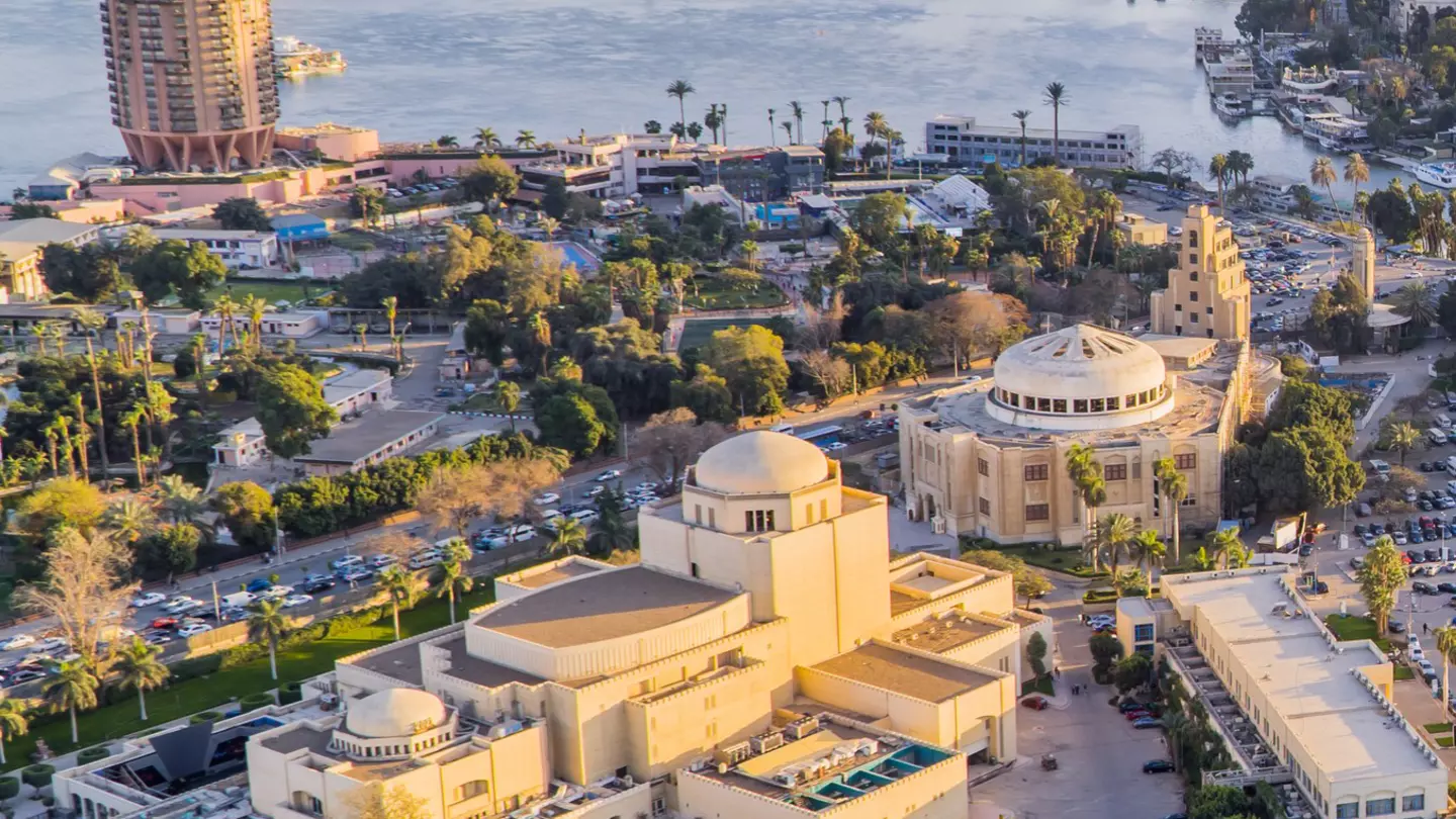 Skyline at sunset, Cairo, Egypt