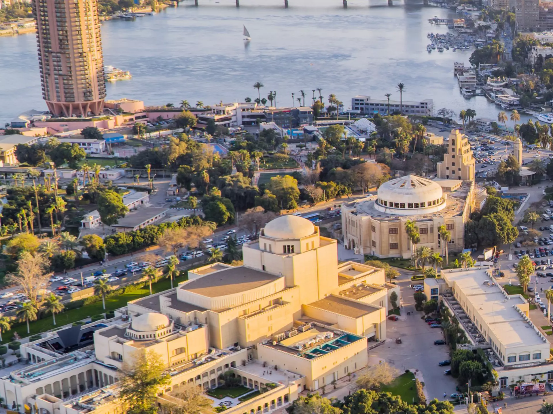 Skyline at sunset, Cairo, Egypt