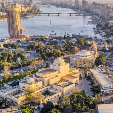 Skyline at sunset, Cairo, Egypt