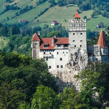 The medieval Castle of Bran. The castle  guarded in the past the border between Transylvania an Wallachia. It is also known for the myth of Dracula.
architectural, architecture, attraction, bran, brasov, carpathian, castle, citadel, defense, defensive, dracula, europe, fortress, highland, historical, history, landmark, legend, medieval, mountain, myth, romania, stone-built, stronghold, style, tourism, tower, transylvania, travel, vlad