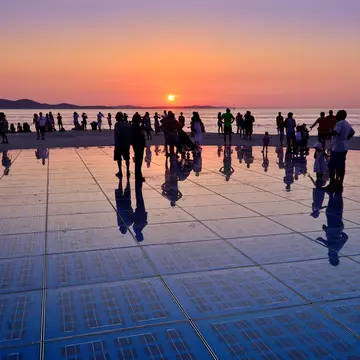 Greeting to Sun installation, Zadar Peninsula.