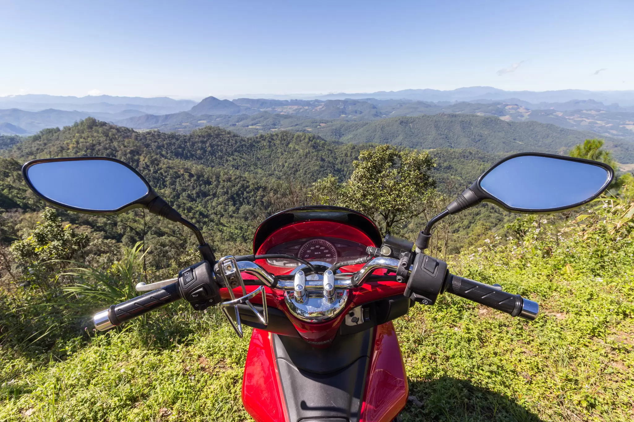 A motorbike in Thailand. Shutterstock/mzabarovsky