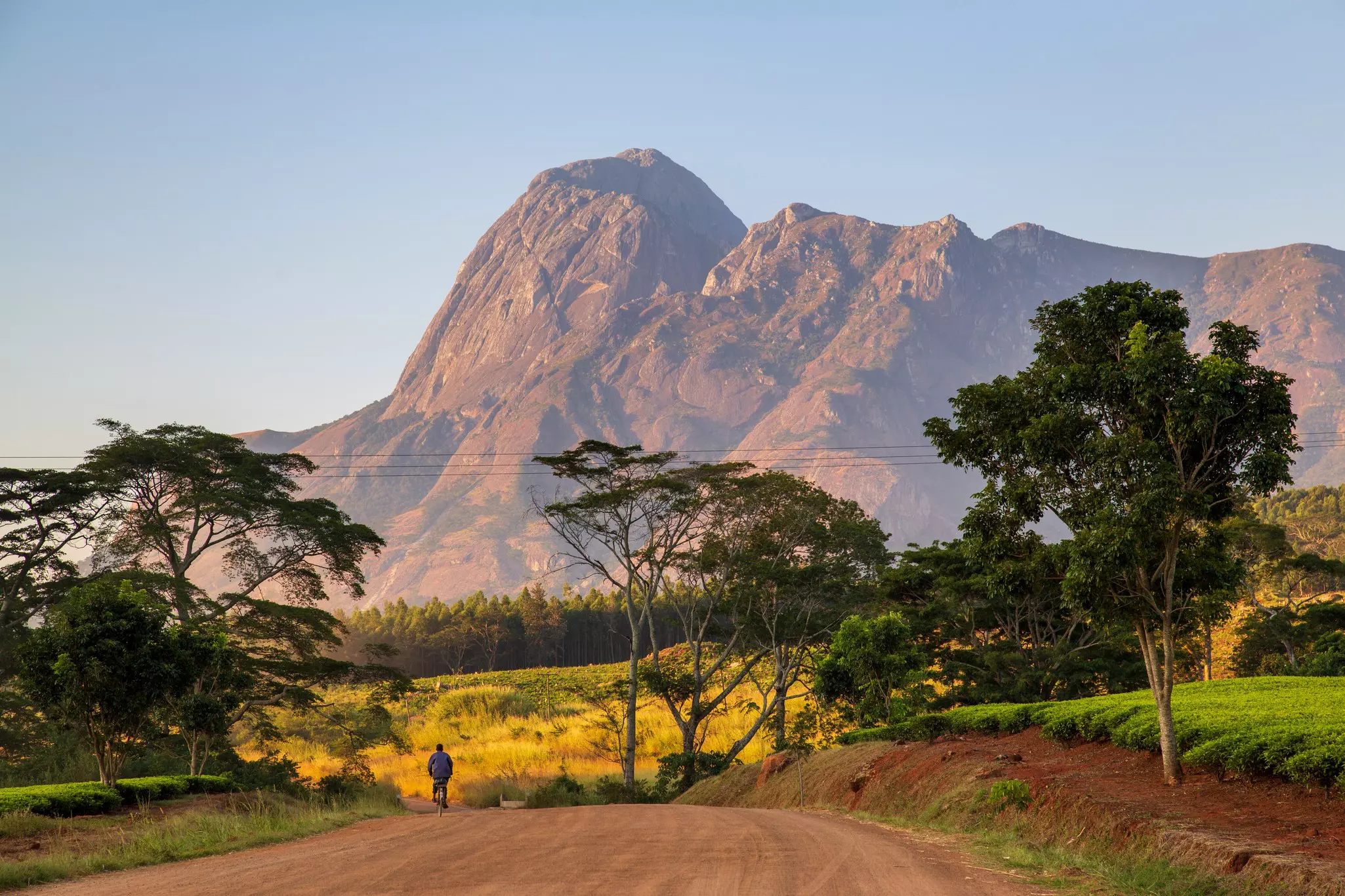 Mulanje Massif (mountain) in Malawi.
