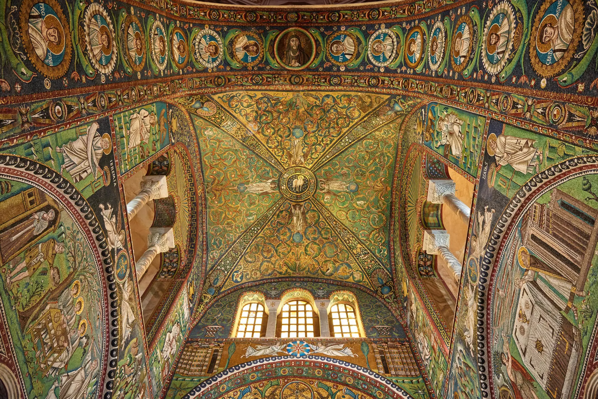 The spectacular mosaics in Basilica of San Vitale