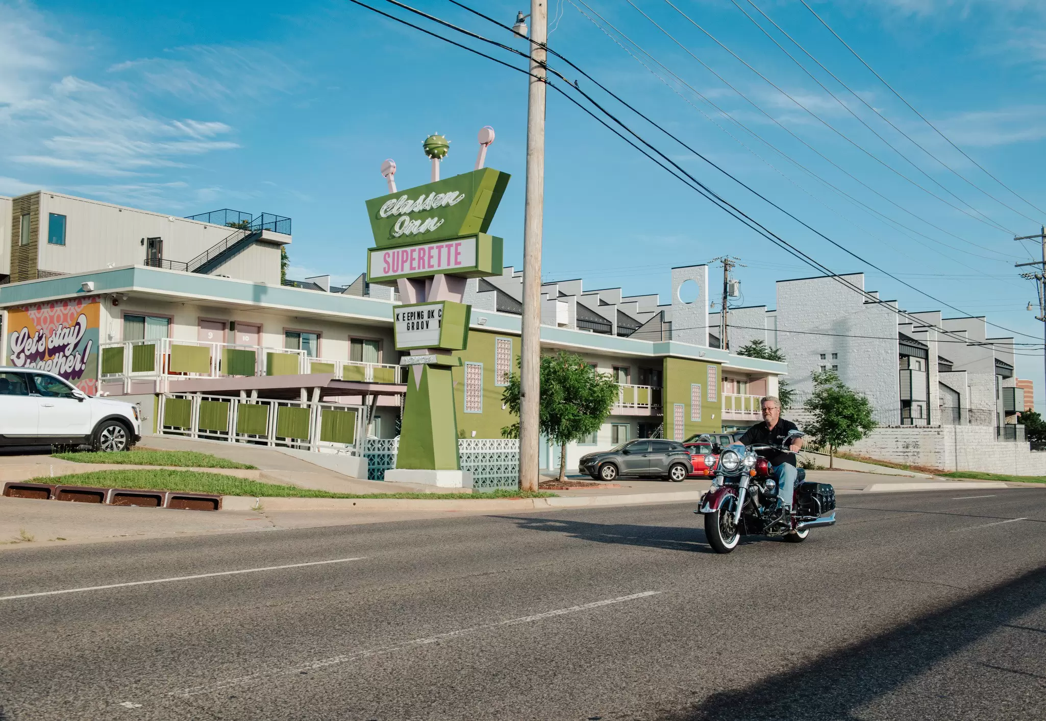 The Classen Inn, a retro-mod motel in Oklahoma City. Visit OKC