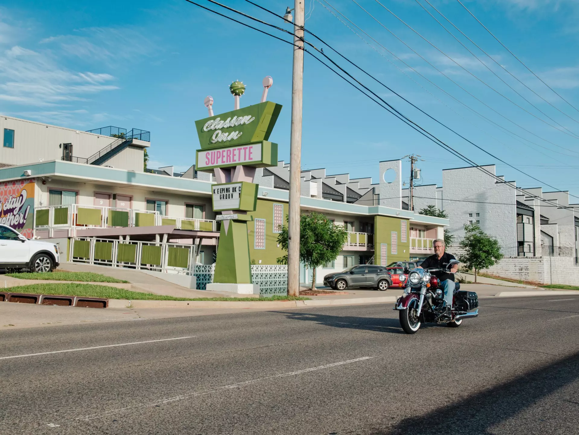 The Classen Inn, a retro-mod motel in Oklahoma City. Visit OKC