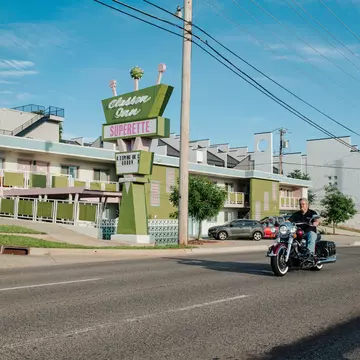The Classen Inn, a retro-mod motel in Oklahoma City. Visit OKC