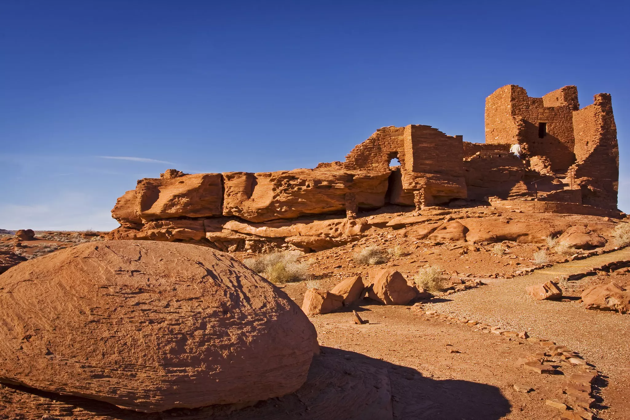 The Wukoki Pueblo Ruins of Wupatki National Monument.
