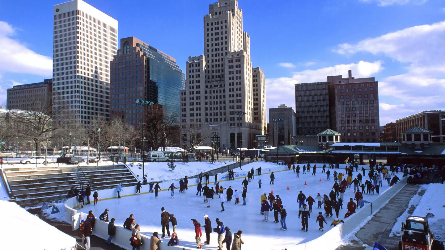 Providence in December is a winter wonderland © Tom Croke/Alamy