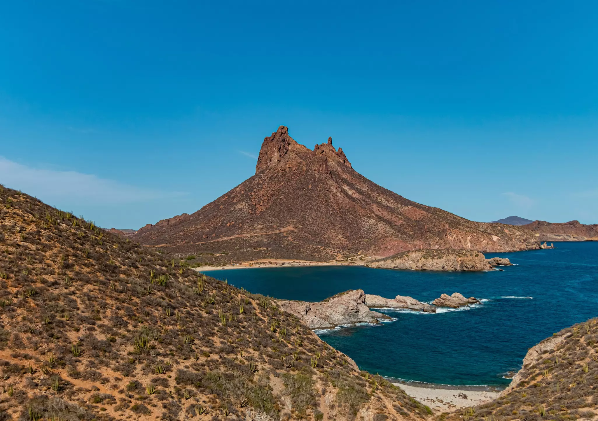The beach at Sonora, Mexico. 