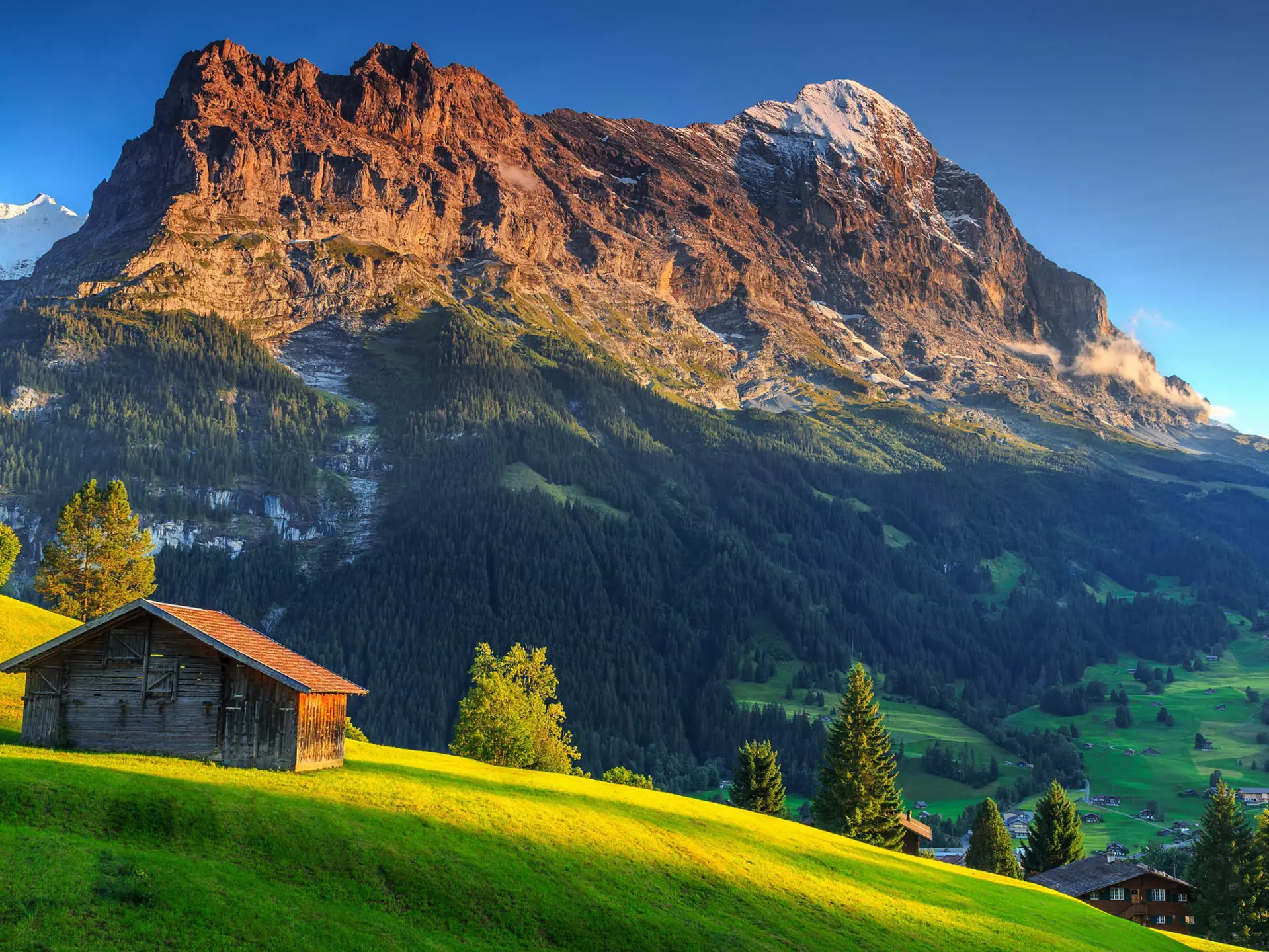 Hiking season in the Swiss Alps offers knockout views and knock-down overnight accommodation. Gaspar Janos / Shutterstock