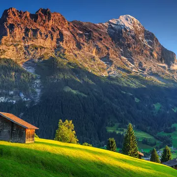 Hiking season in the Swiss Alps offers knockout views and knock-down overnight accommodation. Gaspar Janos / Shutterstock