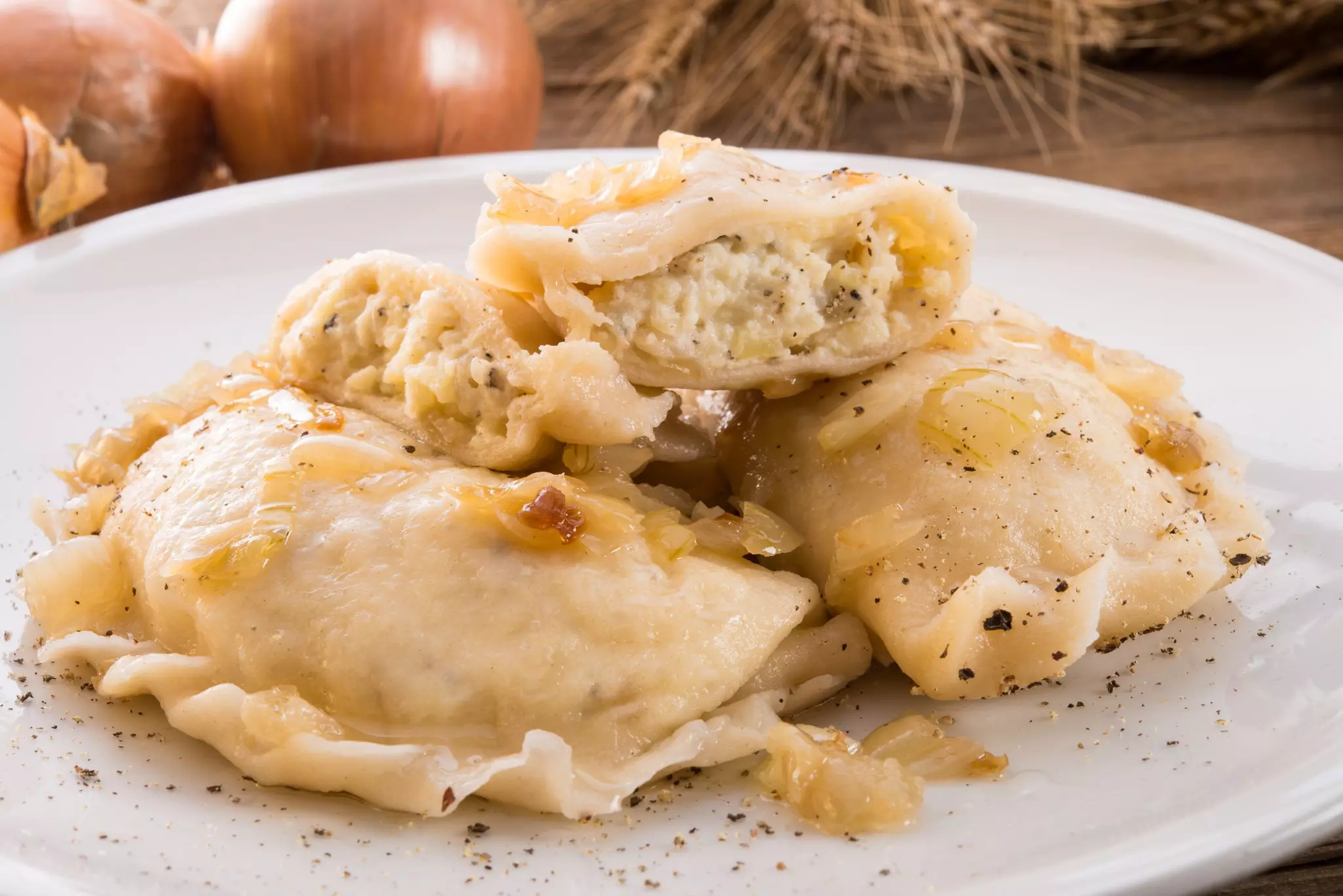 There are many different types of pierogi, both sweet and savoury, available across Poland. Dar1930 / Shutterstock