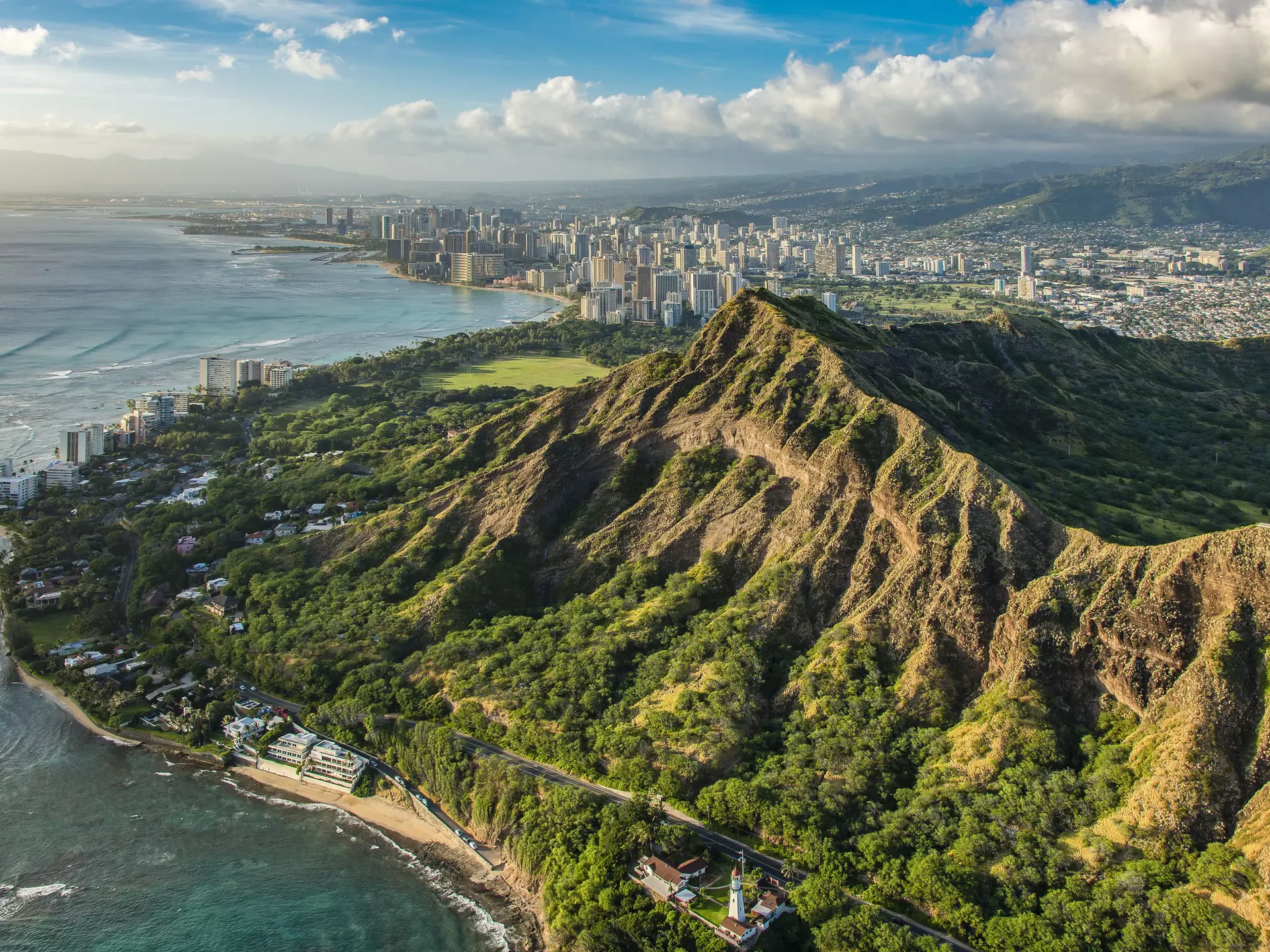 Diamond Head Crater outside Honolulu. SkyHighStudios
