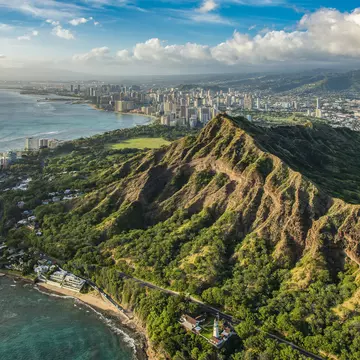 Diamond Head Crater outside Honolulu. SkyHighStudios
