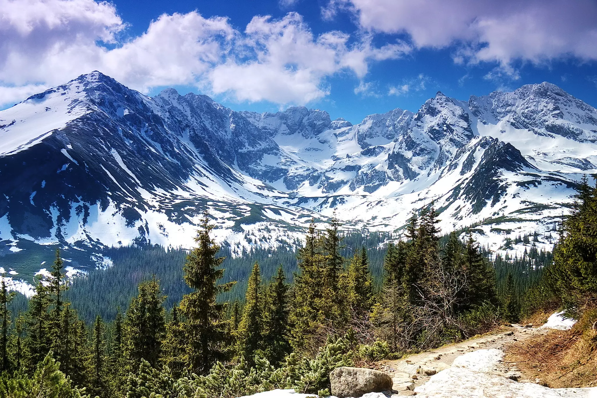 The dramatic peaks of the Carpathian Mountains. Michal Sleczek / Getty Images