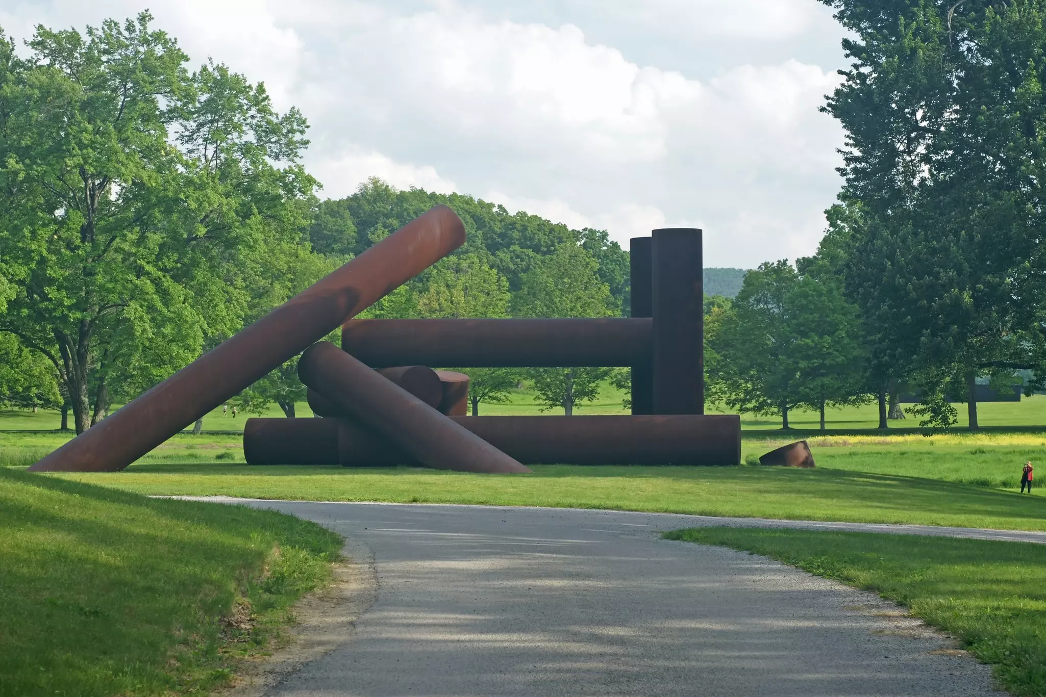 The large sculptures at Storm King Art Center in New Windsor complement the natural surroundings. Getty Images