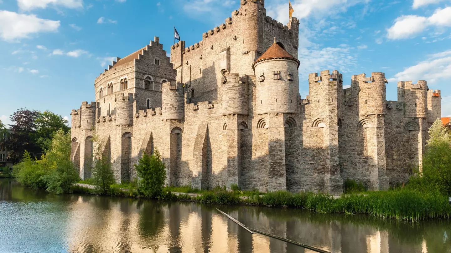 The Gravensteen medieval fortress once played host to the Ghent Altarpiece. Thomas Dekiere / Shutterstock