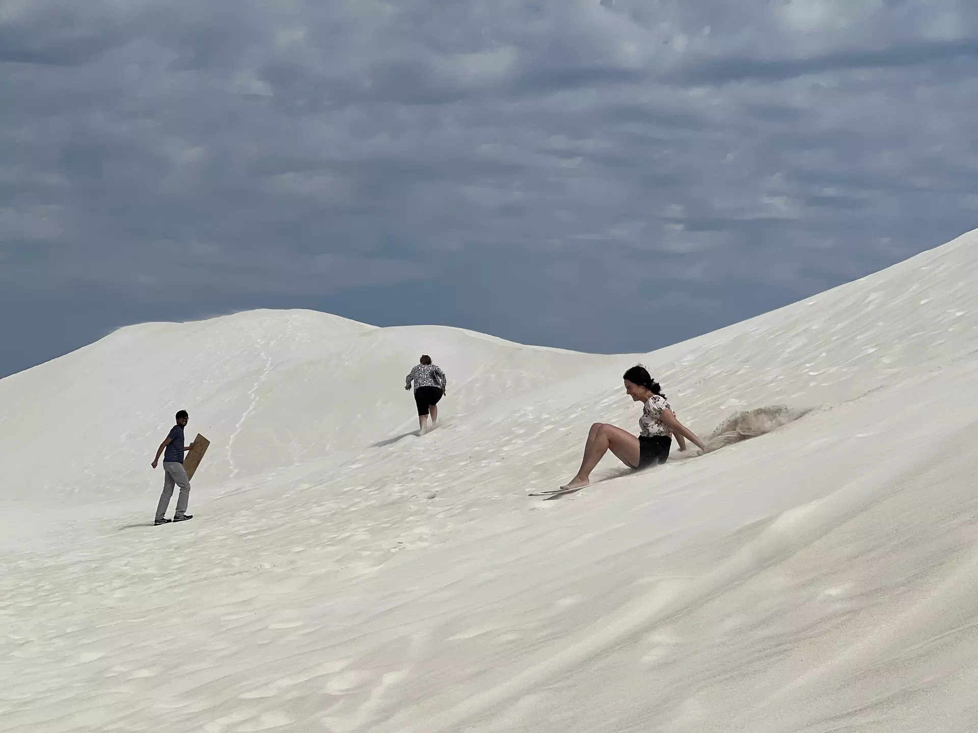 Sandboarding at Lancelin Sand Dunes © Jessica Lockhart