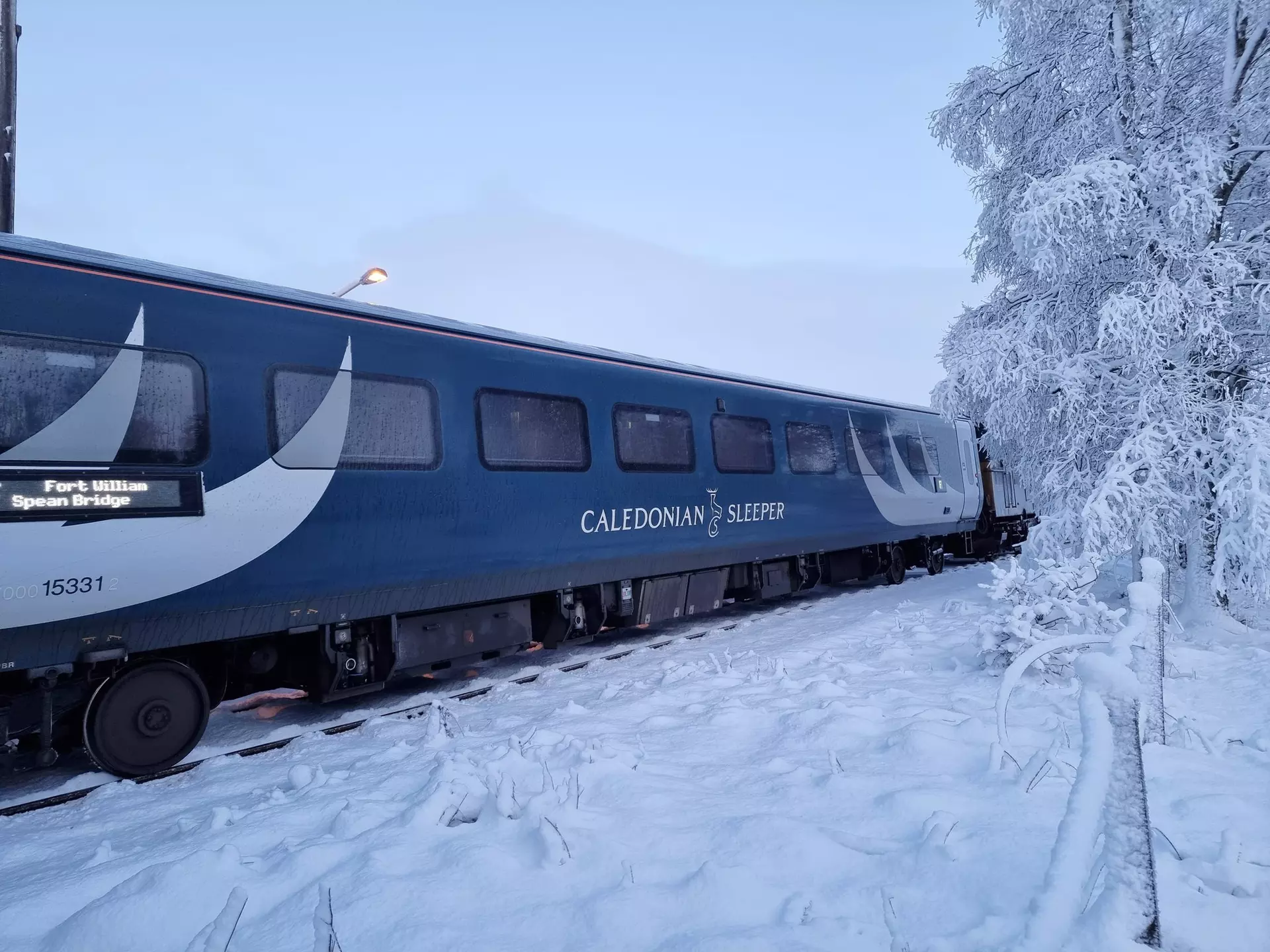 The Caledonian Sleeper trundles between London and Scotland six times a week © Clive Marshall/PA Images via Getty Images
